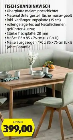 Hofer Tisch Skandinavisch Angebot