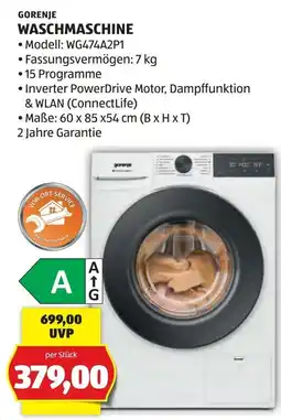 Hofer Gorenje Waschmaschine Angebot