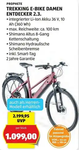 Hofer Prophete Trekking E-Bike Damen Entdecker 2.3. Angebot