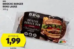 Hofer BBQ Brioche Burger Bun Lauge Angebot