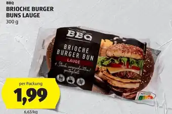 Hofer BBQ Brioche Burger Bun Lauge Angebot