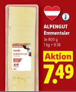 Lidl Alpengut emmentaler Angebot