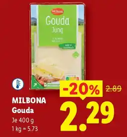 Lidl Milbona gouda Angebot