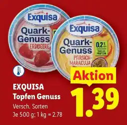 Lidl Exquisa topfen genuss Angebot