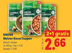 Lidl Knorr meister kessel suppen Angebot