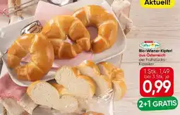 Eurospar Spar Natur pur Bio-Wiener Kipferl Angebot