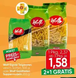 Eurospar Wolf Eigold Teigwaren Angebot