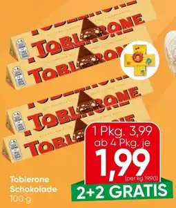 Eurospar Toblerone Schokolade Angebot