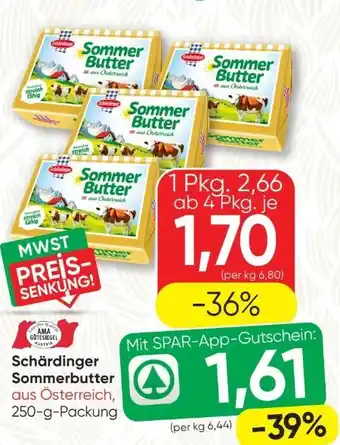 SPAR Gourmet Schärdinger Sommerbutter Angebot