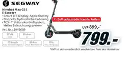 Media Markt Segway Ninebot Max G3 I E-Scooter Angebot