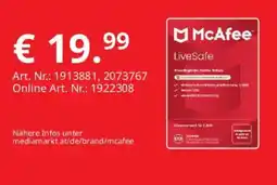 Media Markt McAfee LiveSafe Angebot