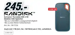 Media Markt SanDisk Extreme Portable SSD 2 TB Angebot