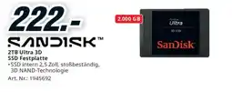 Media Markt SanDisk 2TB Ultra 3D SSD Festplatte Angebot
