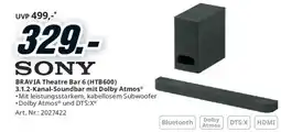 Media Markt Sony BRAVIA Theatre Bar 6 Angebot