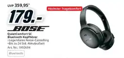Media Markt Bose QuietComfort SC Bluetooth Kopfhörer Angebot