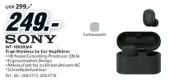 Media Markt Sony WF-1000XM6 True-Wireless In-Ear-Kopfhörer Angebot