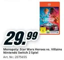 Media Markt Monopoly: Star Wars Heroes vs. Villains Angebot