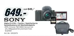 Media Markt Sony Alpha ZV-E10L Angebot