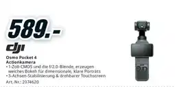 Media Markt DJI Osmo Pocket 4 Actionkamera Angebot