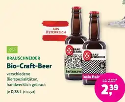 Denn's Biomarkt Brauschneider Bio-Craft-Beer Angebot