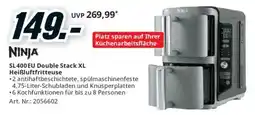 Media Markt Ninja SL400EU Double Stack XL Heißluftfritteuse Angebot