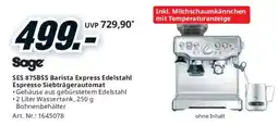 Media Markt Sage SES 875BSS Barista Express Edelstahl Espresso Siebträgerautomat Angebot