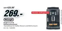 Media Markt DeLonghi Kaffeevollautomat Angebot