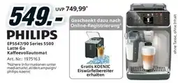 Media Markt Philips Latte Go Kaffeevollautomat Angebot