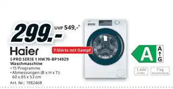 Haier I-PRO SERIE 1 HW70-BP14929 Waschmaschine