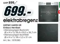 Media Markt elektrabregenz HEPMC 64095 XR Einbau-Herdset Angebot