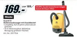 Media Markt Miele Guard S1 Bodenstaubsauger mit Staubbeutel Angebot