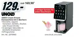 Media Markt UNOLD 48805 Cream Dream Eismaschine mit 3-Bechern Angebot