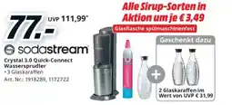 Media Markt sodastream Crystal 3.0 Quick-Connect Wassersprudler Angebot