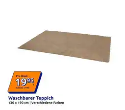 Action Waschbarer Teppich Angebot