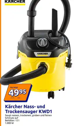 Action Kärcher Nass- und Trockensauger KWD1 Angebot