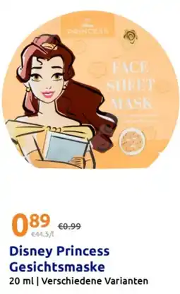 Action Disney Princess Gesichtsmaske Angebot