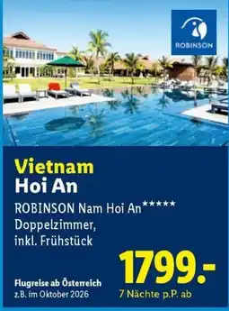Lidl Reisen ROBINSON Nam Hoi An Angebot