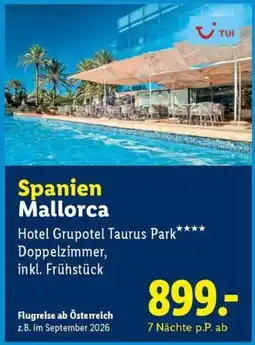 Lidl Reisen Hotel Grupotel Taurus Park**** Angebot