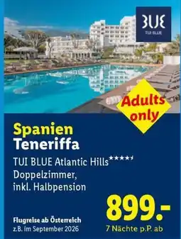 Lidl Reisen TUI BLUE Atlantic Hills Angebot