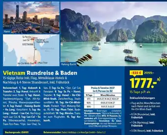 Vietnam Rundreise & Baden