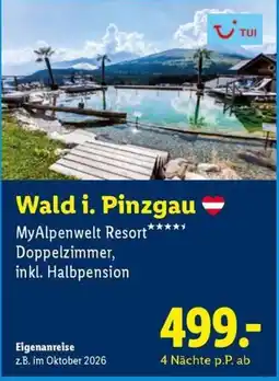 Lidl Reisen MyAlpenwelt Resort Angebot