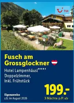 Lidl Reisen Hotel Lampenhäusl**** Angebot