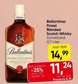 Spar Ballantine's Finest Blended Scotch Whisky Angebot