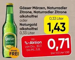 Spar Gösser NaturRadler Angebot