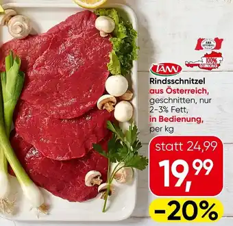 Spar TANN Rindsschnitzel Angebot