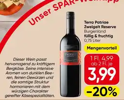 Spar Terra Patriae Zweigelt Reserve Angebot