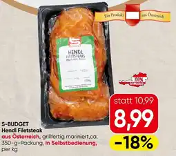 Spar S-Budget Hendl Filetsteak Angebot