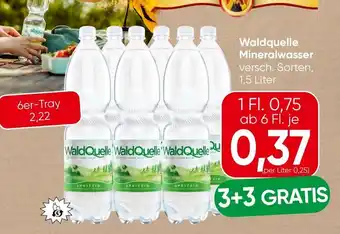 Spar WaldQuelle Mineralwasser Angebot