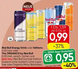 Spar Red Bull Energy Drink oder Editions Angebot