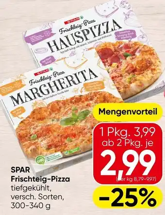 Spar SPAR Frischteig-Pizza Angebot